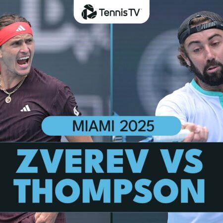 Thompson vs Zverev Análisis del Partido 25/03/2025